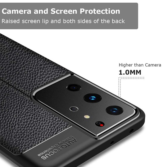 CaseUp Samsung Galaxy S21 Ultra Kılıf Niss Silikon Kırmızı 3